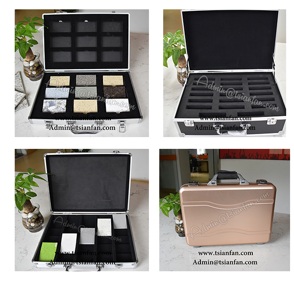 Quartz Stone Sample Suitcase