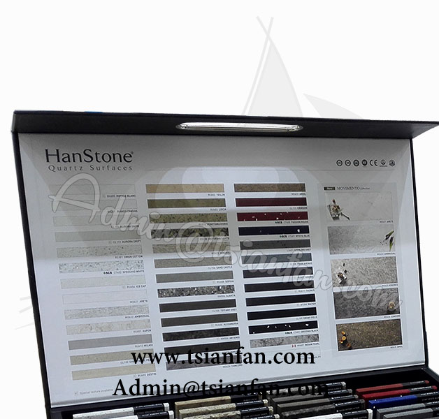 Aluminum Stone Samples Display Suitcase Manufacturer PX621