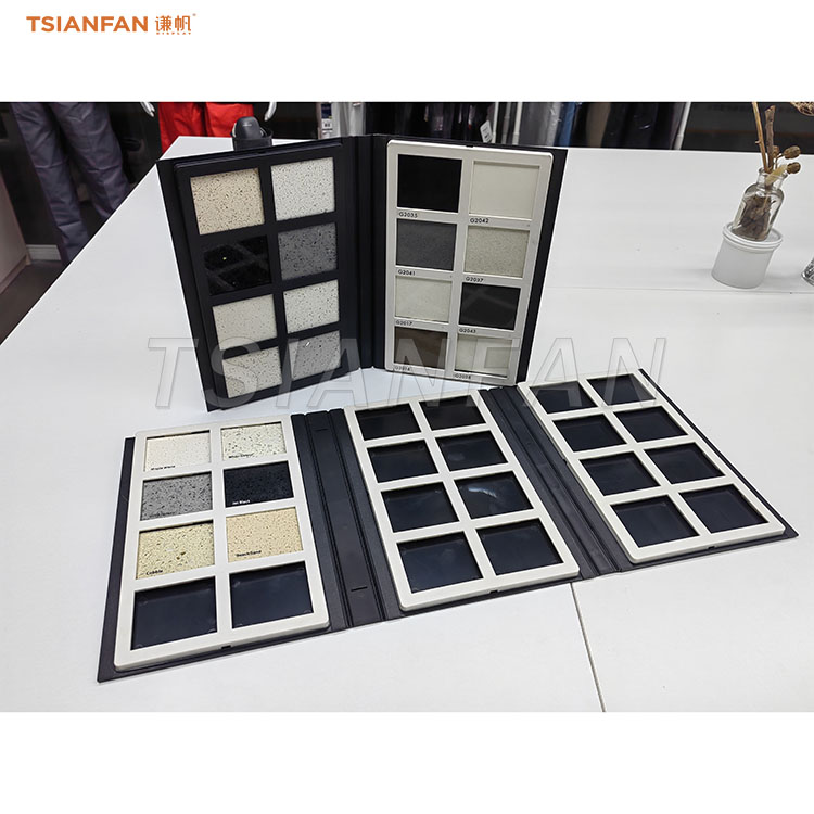 Small square tile sample book for marble tiles