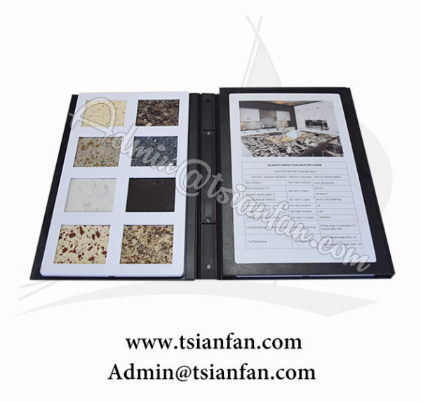 Quartz Stone Tile Sample Brochure PY606