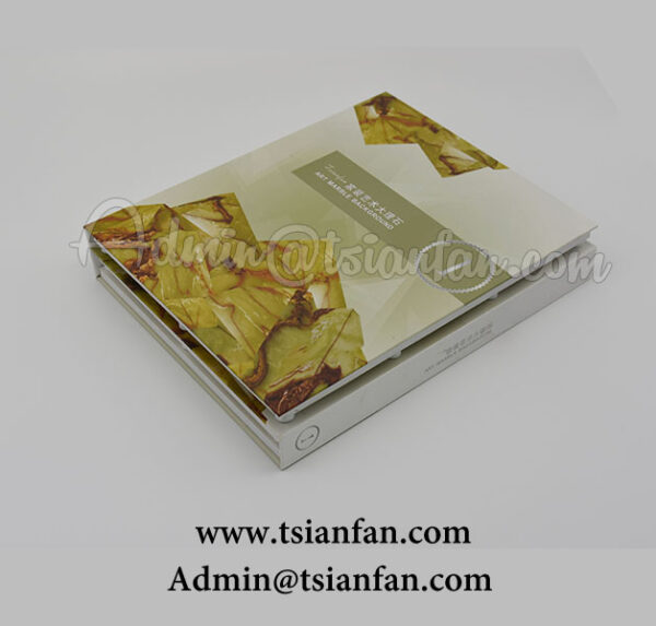 Custom Cardboard Marble Display Sample Folder PY612