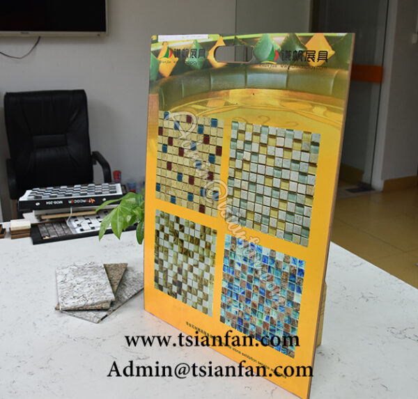 Mosaic sample display board