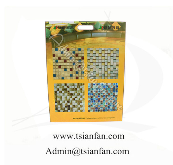 Mosaic sample display board