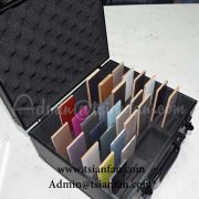 Leather Quartz Stone Sample Suitcase / Stone Display Case PX611