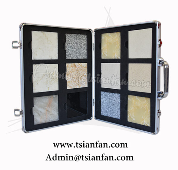 uartz-marble-granite stone sample suitcase PX609