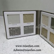 Plastic Detachable Quartz Stone Samples Catalogue PY621