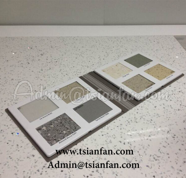 Plastic Detachable Quartz Stone Samples Catalogue PY621