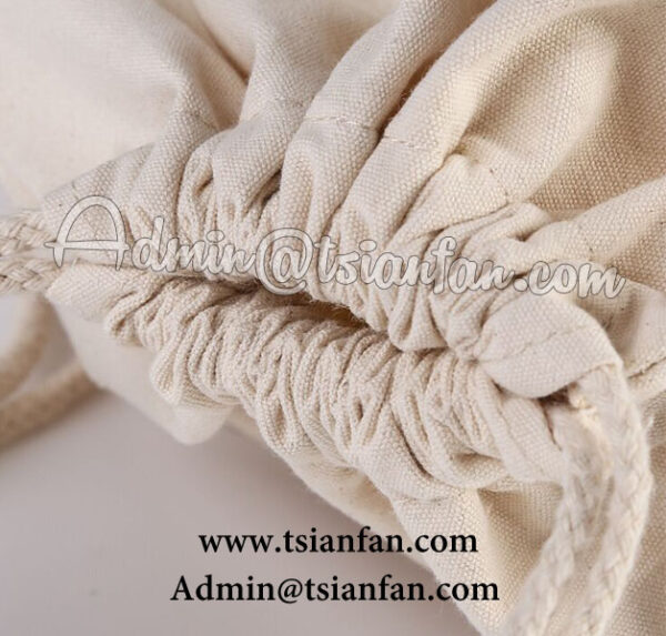 Cotton Linen Cloth Drawstring Bag For Shopping PG620