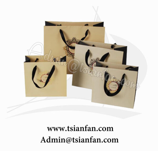 High Quality Custom Brown Kraft Paper Bag PG615