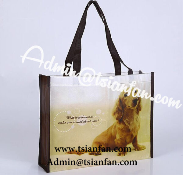 Custom Printed Logo Non-woven Tote Bags PG624