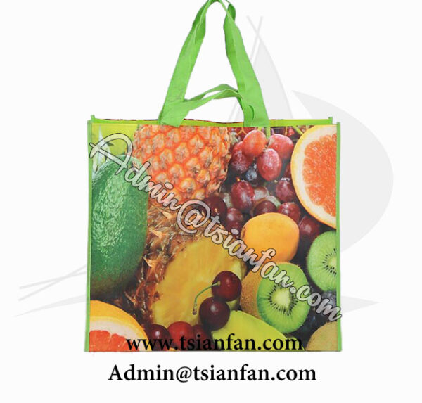 Laminated Foldable Shopping Non-woven Fabric Bag PG625