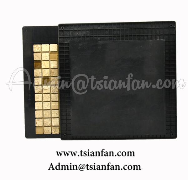 Plastic Mosaic Tile Frame With Black Color PZ616