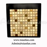 Plastic Mosaic Tile Frame With Black Color PZ616