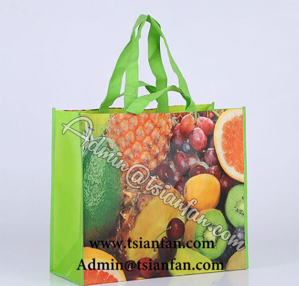 Laminated Foldable Shopping Non-woven Fabric Bag PG625