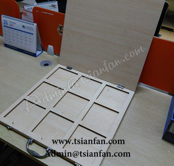 Customized Design Wooden Quartz Stone Sample Box PB624