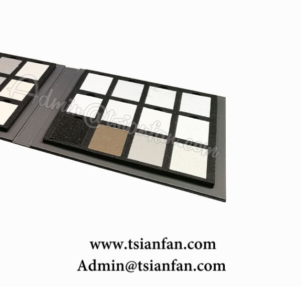 Custom Quartz Stone Sample Folder For Showing PY653