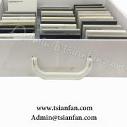 White Stone Display Box Making with Plastic Handhold PB636