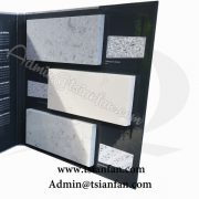 Black Paper Quartz Stone Sample Book Printing PY658