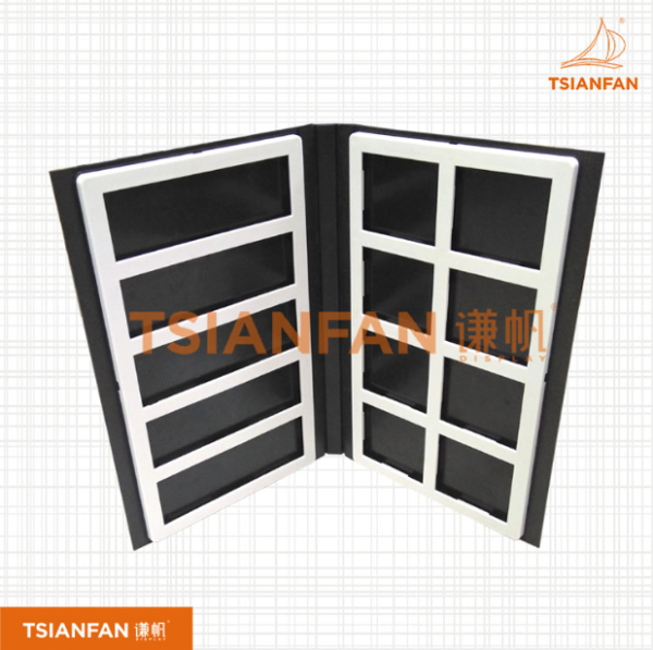 Plastic Artificial Stone Display Folder(A Paragraph 2 Folds)PY666