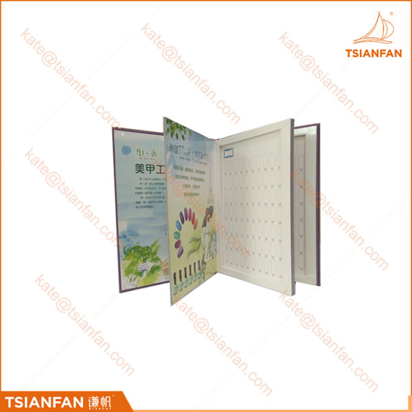Cardboard Nail Salon Display Sample Book-PY678