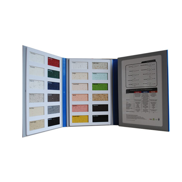 Plastic Engineer Stone and Solid Surface Display Folder PY681