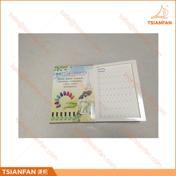 Cardboard Nail Salon Display Sample Book-PY678 - 图片 4
