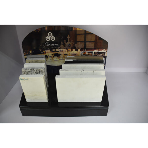 Acrylic Nature Stone Sample Tabletop Display Rack SRT008 - 图片 7