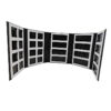 Five-fold sample display book marble sample foldable wholesale