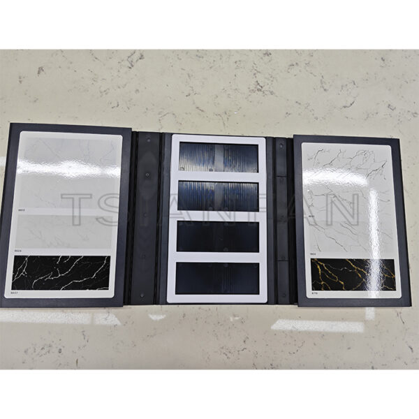 Five-fold sample display book marble sample foldable wholesale - 图片 4