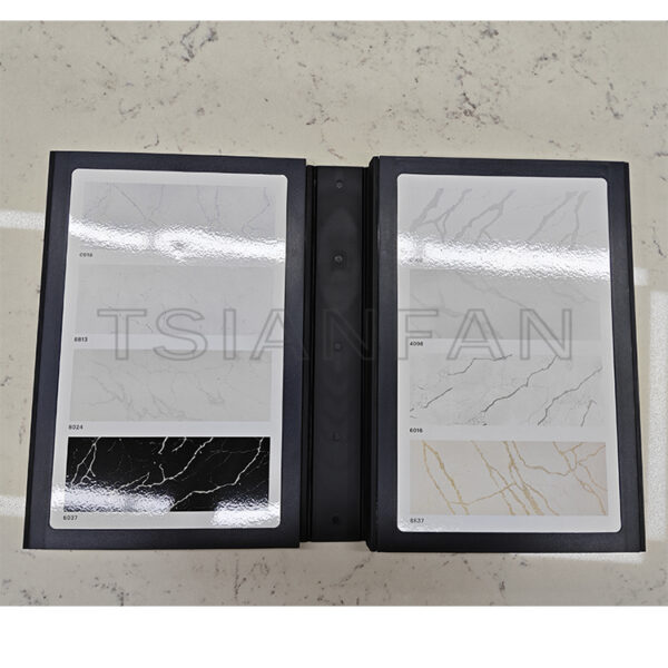 Five-fold sample display book marble sample foldable wholesale - 图片 2