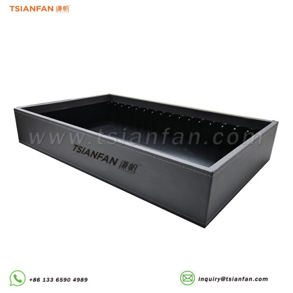 Plastic sample box quartz stone tabletop display box