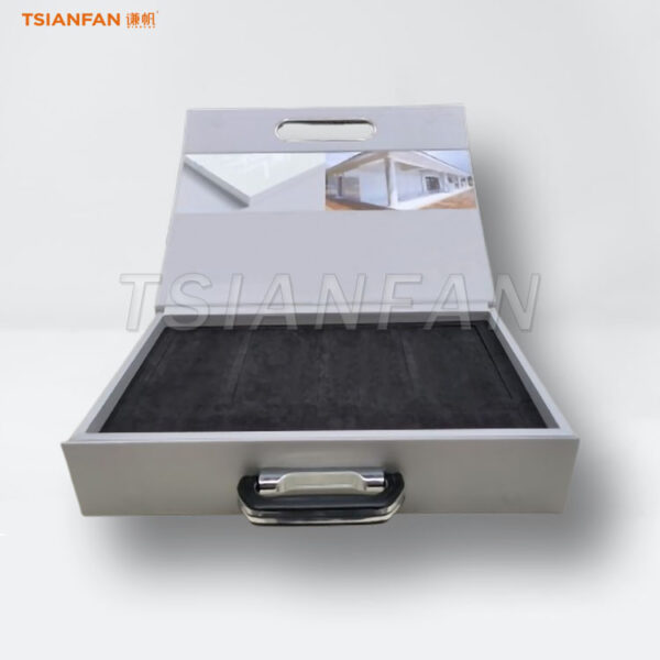 sample stone cardboard display box cardboard suitcase - 图片 2