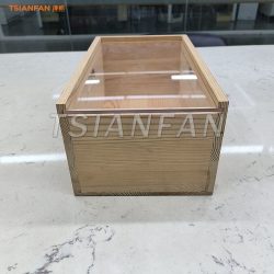 sample tiles wooden display box stone display ideas