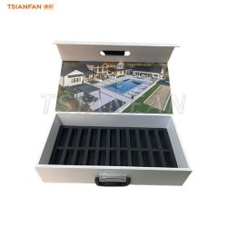 Custom branded tile sample presentation boxes for showrooms